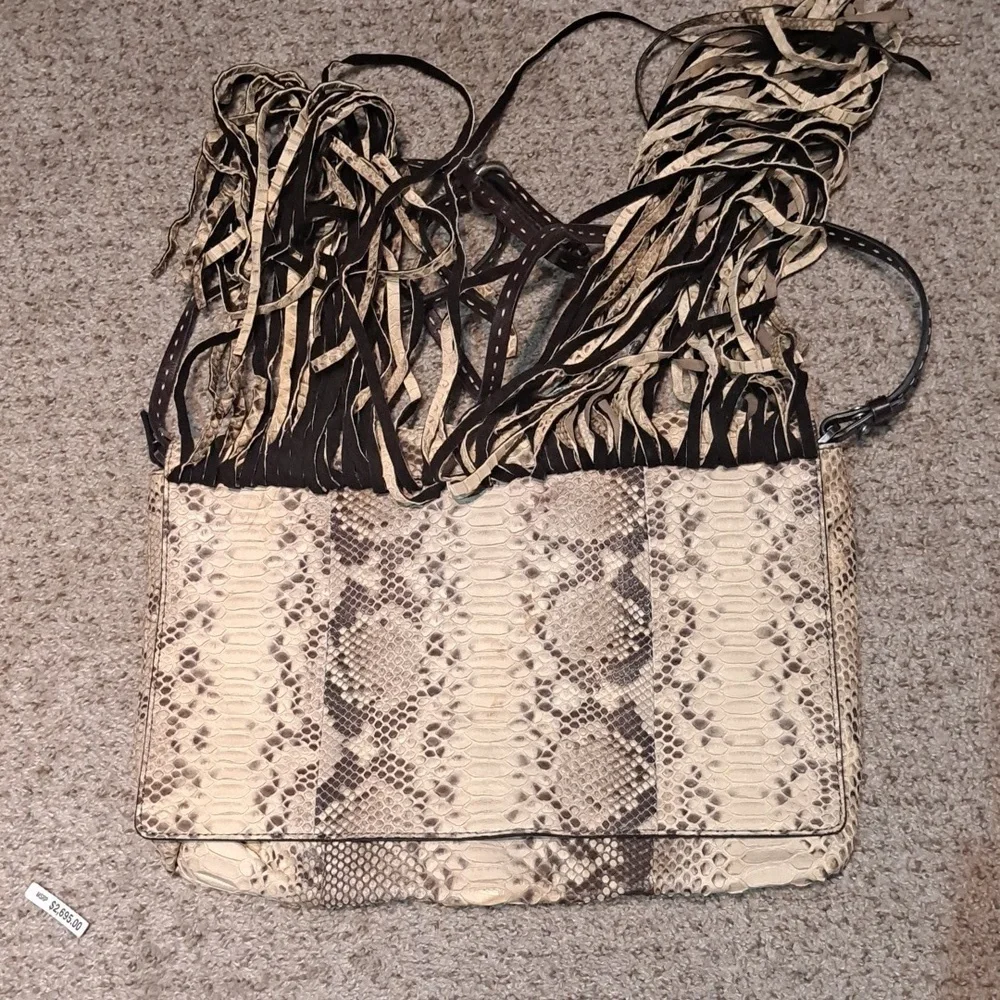 MICHAEL KORS authentic snakeskin purse, $2,695.00